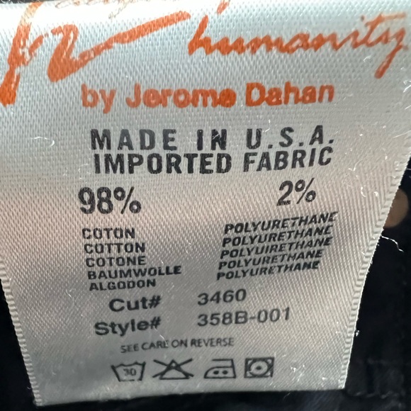 VTG 2003 Citizens 5 pocket black denim skirt sz 30 - Picture 13 of 13